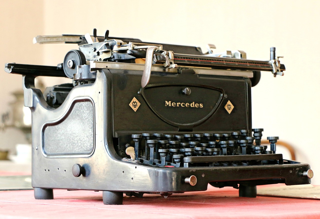 Druck via Schreibmaschine